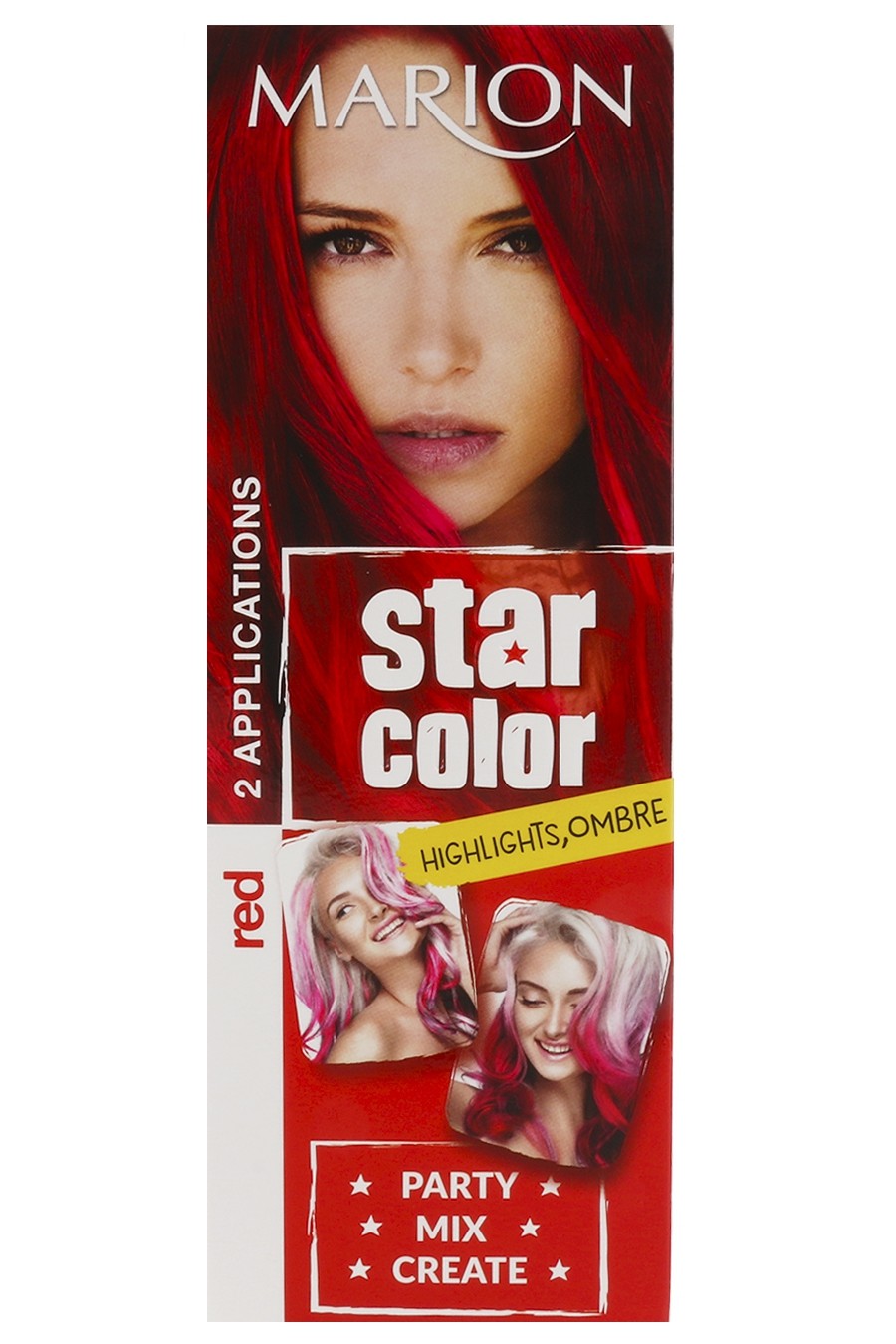Color Marion "red" ryškiaspalviai plaukų dažai koslina.lt