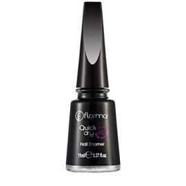 Nr.QD10 Flormar Quick Dry, Black Minimalism, 11ml