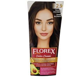 Florex super plaukų dažai 2.9 / tamsus rudas