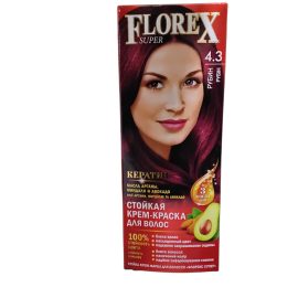 Florex super plaukų dažai 4.3 / rubinas