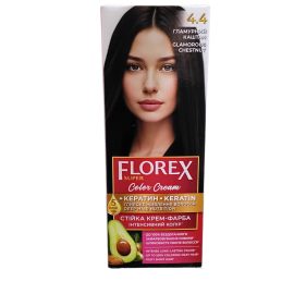 Florex super plaukų dažai 4.4  / glamūrinis kaštonas
