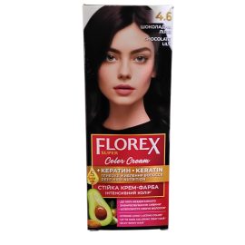 Florex super plaukų dažai 4.6  / šokoladinė lelija
